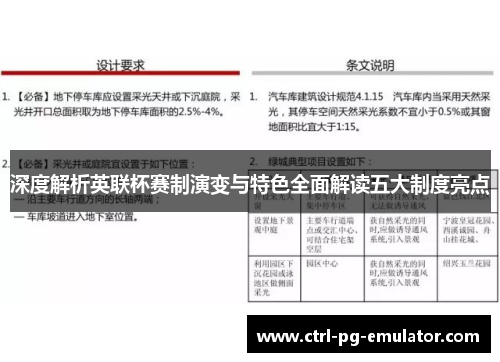 深度解析英联杯赛制演变与特色全面解读五大制度亮点